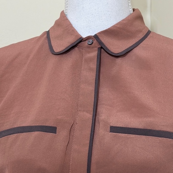 Day Bigger et Mikkelsen woman’s %100 silk shirt size 34 🇬🇧 Medium - Picture 5 of 7